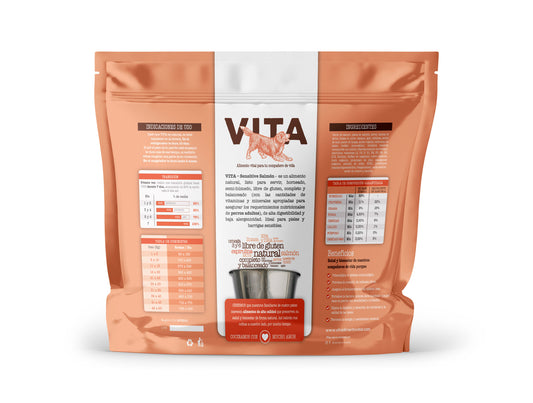 Alimento VITA SENSITIVE SALMÓN: Empaque(s) de 2,4 kilos